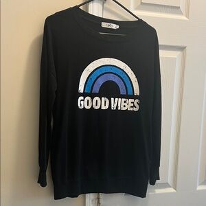 Good Vibes Black long sleeve